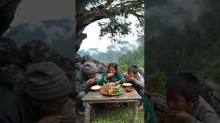 Eating deer head mukbang under a tree.@mujahid81-ai