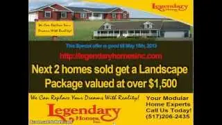 Best Incentive Package EVER 517-206-2435 Legendary Homes