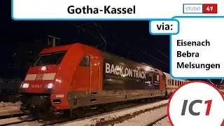 Gotha-Kassel *IC2152* (IC1 II BR101) Führerstandsmitfahrt/Cabride