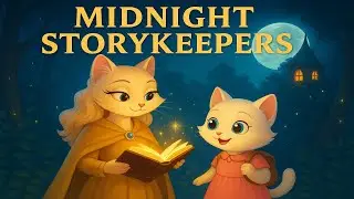 Cute Cat Magical Mission | Funny Cat Moments 🐾🌙 #cartoon #animation