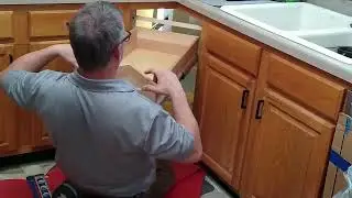 Corner V-Front Cabinet Installation Timelapse | Kitchen Transformation by Harmony Home Concepts