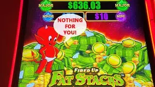 $20 on Fat Stacks | Little Devil Lived Up to His Name 🤣😤#slot #lasvegas #gambling #slotmachine