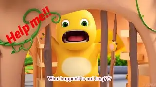 Cute yellow Dino with funny videos | cartoon video  | funny video 2025 | Comedy Video | video