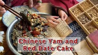 Chinese Yam and Red Date Cake