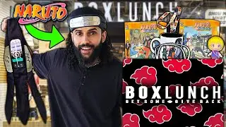 NO BUDGET NARUTO AND ANIME PRODUCT SHOPPING AT BOX LUNCH!!