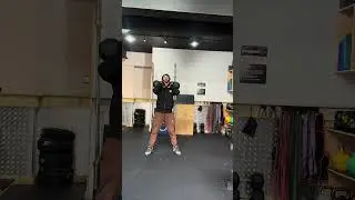 Double KB front squat