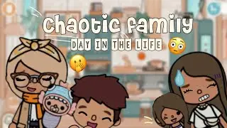 CHAOTIC Family Day In The Life 🫢😵&zwj;💫// *WITH VOICE* 🎙️🎤 // Toca Boca TikTok Roleplay 😆🤍