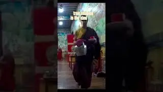 Happiness 😊 | Amazing hospitality by Buddhist Monk | SupusDEN #shorts #ashortaday #supusden