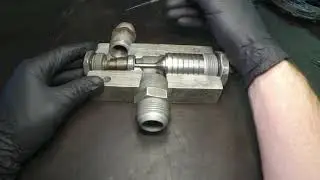 The Operation of a Single Pilot Operated Line Lock