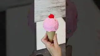 Имитация выпечки / Рожок мороженого своими руками