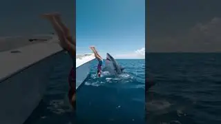 Feeding a Shark Goes WRONG!