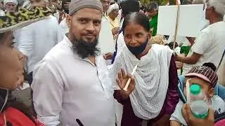 AIPWA Committee Member👉🏽Mala joined Wrestlers Protester's Candle March on 23rd May on India Gate|🇮🇳🤼