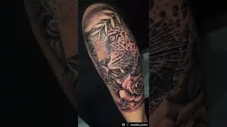 Leopard Tattoo by Archie🔥 #tattoo #ttt #realismtattoo #leopardtattoo #londontattoo