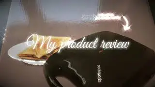 My Product review/demo 2020! Cookworks sandwich toaster & demo