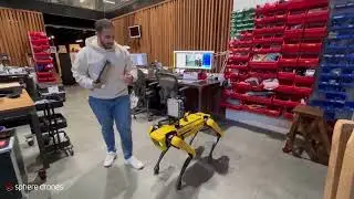 Boston Dynamics Spot & Fluke SV600 Acoustic Imager demo