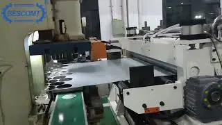 Besco circle blanking production line with zigzag feeder