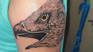 tattoo transformation, cover-up tattoo eagle tattoo done at TattooLord studio
