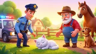 Old MacDonald Had a Farm | The Cow Rescue Adventure | Kids Rhyme