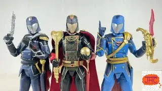 COBRA COMMANDER SNAKE SUPREME 06 09 GI Joe Classified Series Action Figure Review Villain Sword Cape