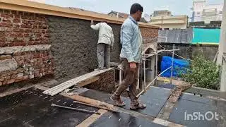 Indian village house construction #new #viral #slabwork #Gujarat 