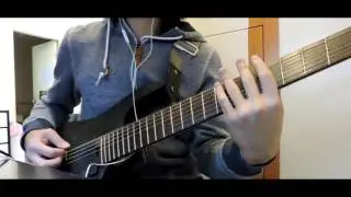 AVERSIONS CROWN--Ophiophagy guitar cover (with tabs)(Ibanez RGIF7)