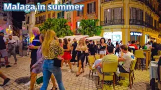 Malaga summer night | malaga nightlife district