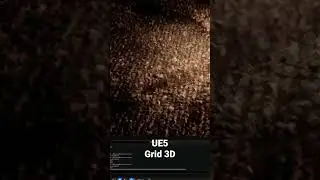 UE5 Grid 3D particles collision  #unrealengine5 #niagara #vfx