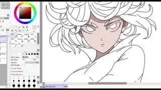 Speed Drawing Tatsumaki (One Punch Man) - Ecchi