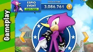 Sonic Dash - Espio Token Event Gameplay