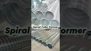 HVAC Automatic Aluminum Air Duct Manufacturing Spiral Round Duct Forming Making Machine