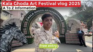 Kala Ghoda festival vlog 2025 | india’s biggest art festival ￼| Rahul vlog s