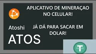 ATOSHI GLOBAL aplicativo de minera&ccedil;&atilde;o de moedas no celular! Criando a conta no aplicativo. #atoshi