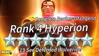 Complete ROL Using 7* Rank 4 Hyperion Sign 200 | Marvel Contest Of Champions| Mcoc