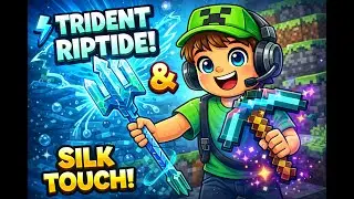 Minecraft Sfaturi pentru Copii #2 😲 | Trident Riptide, enchant Silk Touch