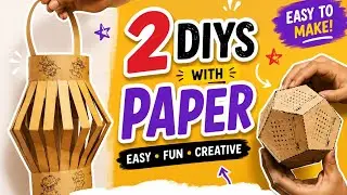 How to make a paper lantern and paper ball calendar,diy, craft.