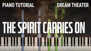 Dream Theater &ndash; The Spirit Carries On | Piano Tutorial