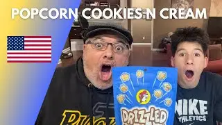 Buc-ee&rsquo;s Drizzle Caramel Popcorn Cookies N&rsquo; Cream | Snack Review