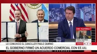 📢 EL GOBIERNO FIRMÓ UN ACUERDO CON EE.UU: LO COMUNICÓ EL CANCILLER PABLO QUIRNO