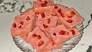 Strawberry Cake Cookie Bars - Fresh Strawberry Cake Cookie Bars - Full of Strawberry Flavor! 🍓