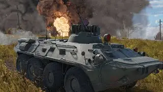 БТР-80А Геймплей War Thunder