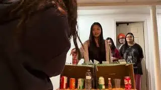 Matching drinks challenge with Gen-Zs.  #family #challenge #youtubeshorts 