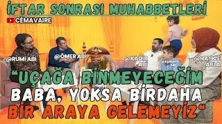 İftar sonrası muhabbetlerinde, bu akşam Hatice abla ve Kadir abiye misafir olduk