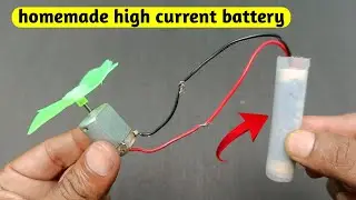 how to make battery at home | homemade copper aluminium battery