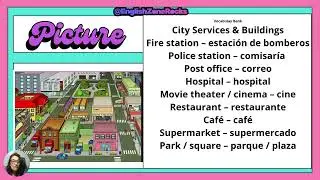 Describing a CITY - Picture Descriptions EZR