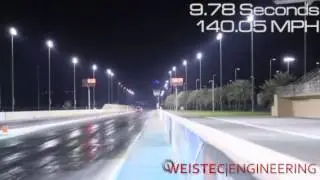 Weistec C63 Stage 3 does 9.78 Seconds in the Quarter Mile!
