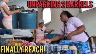 WATCH US UNPACKED 2 BARRELS FROM NEW YORK FOR HURRICANE MELISSA RELIEF 