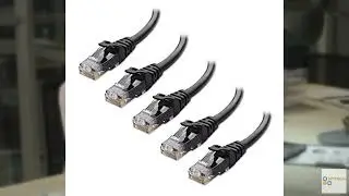Review - Cable Matters 10Gbps 5-Pack Snagless Short Cat 6 Ethernet Cable - 3ft, Cat 6 Cab