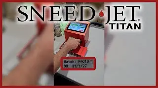 SNEED-JET&reg; Titan Tabletop Printing Batch and Date Codes on Cans