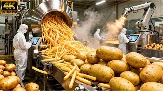 CÓMO Se Fabrican Las Papas Fritas Dentro de una Fábrica Gigante