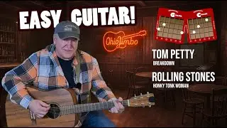 Campfire Classics! 🎸 Easy Guitar Lesson – Tom Petty & Rolling Stones (Play Along!)